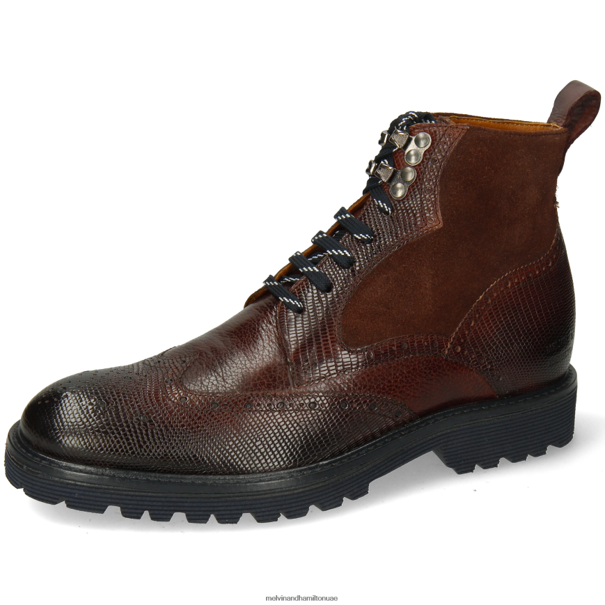 تريفور 34 بني Melvin & Hamilton رجال جزمة الكاحل 42XF2X38