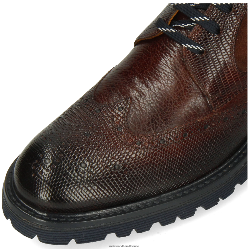 تريفور 34 بني Melvin & Hamilton رجال جزمة الكاحل 42XF2X38