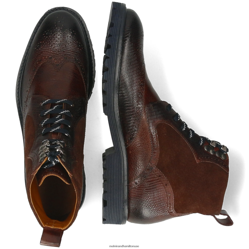 تريفور 34 بني Melvin & Hamilton رجال جزمة الكاحل 42XF2X38