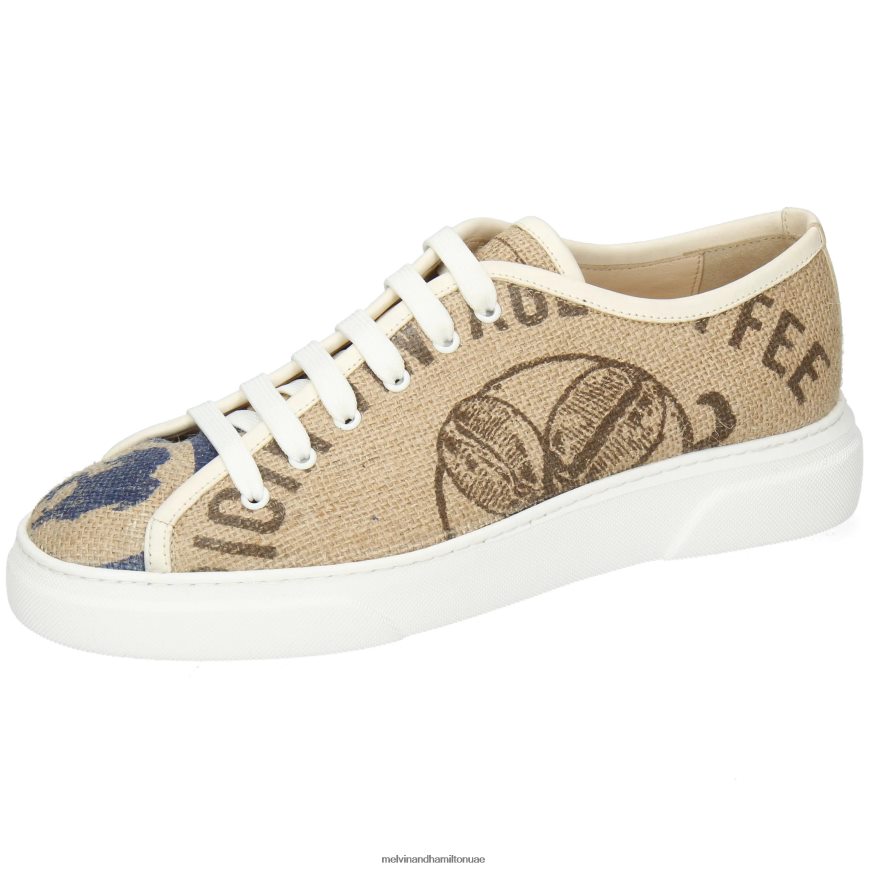 هارفي 34 اللون البيج Melvin & Hamilton رجال أحذية رياضية 42XF2X607