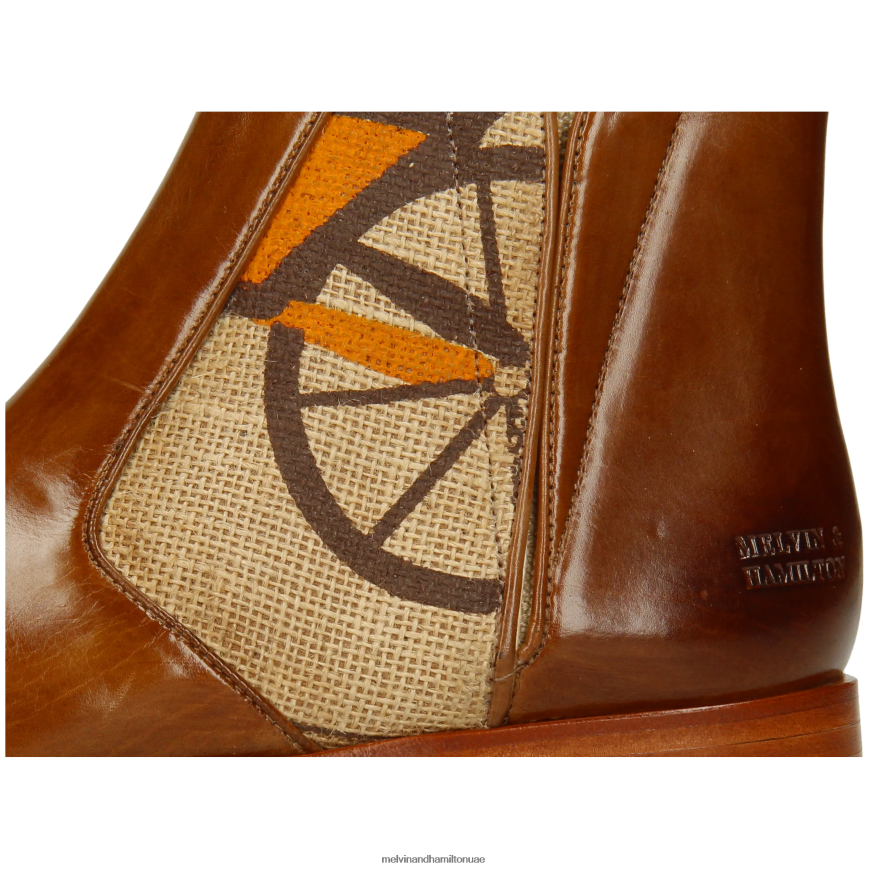 سوزان 34 بني Melvin & Hamilton نحيف جزمة الكاحل 42XF2X851