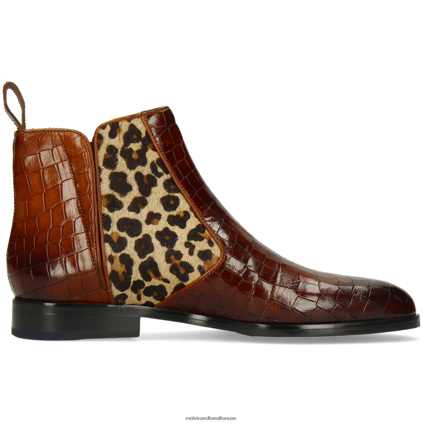 سوزان 34 بني Melvin & Hamilton نحيف جزمة الكاحل 42XF2X938