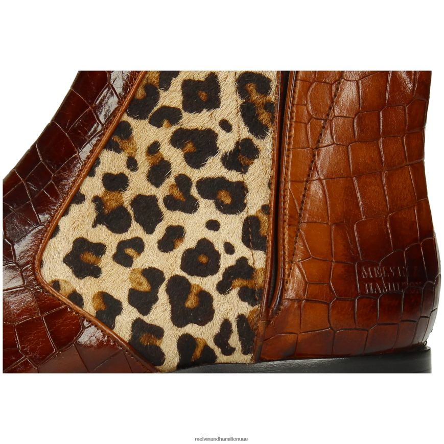 سوزان 34 بني Melvin & Hamilton نحيف جزمة الكاحل 42XF2X938