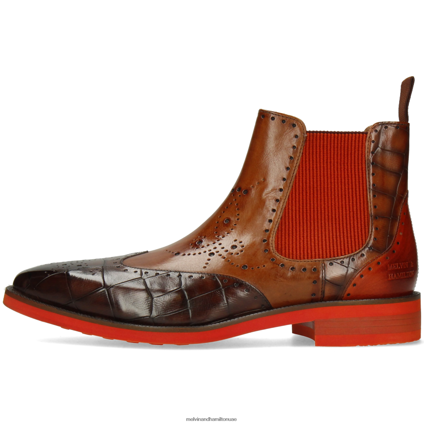 جيف 35 بني Melvin & Hamilton رجال جزمة الكاحل 42XF2X124