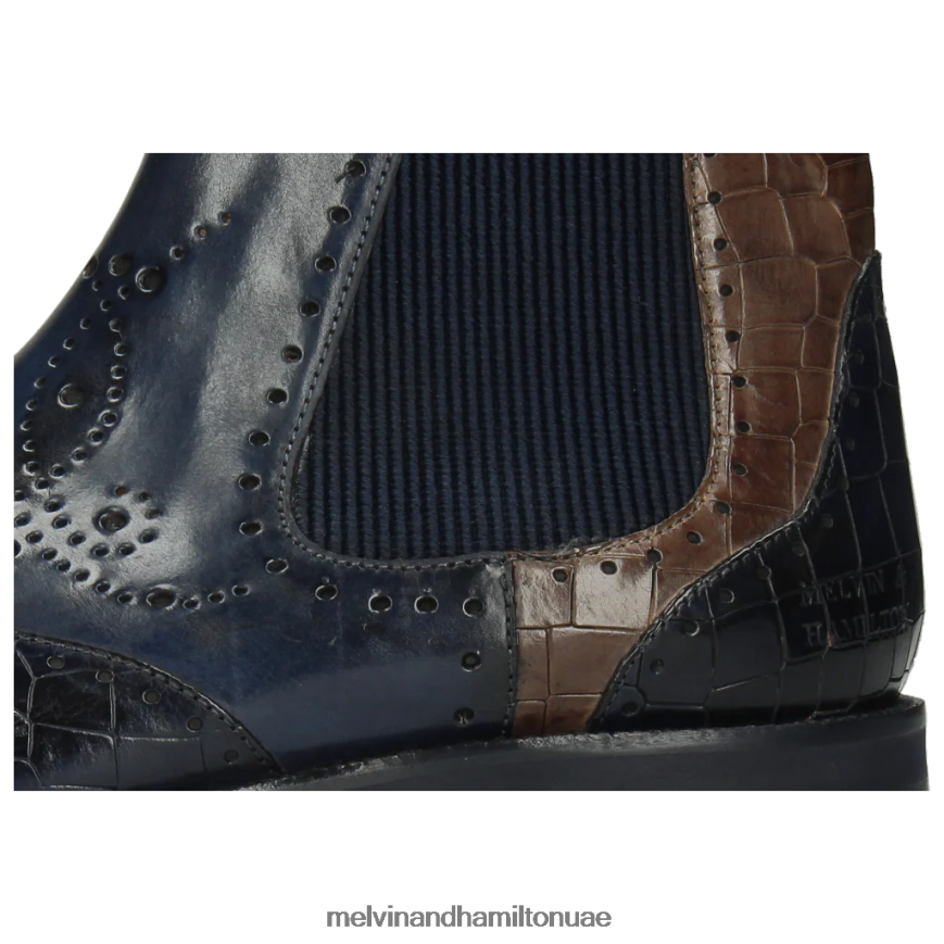 جيف 35 أزرق Melvin & Hamilton رجال جزمة الكاحل 42XF2X137