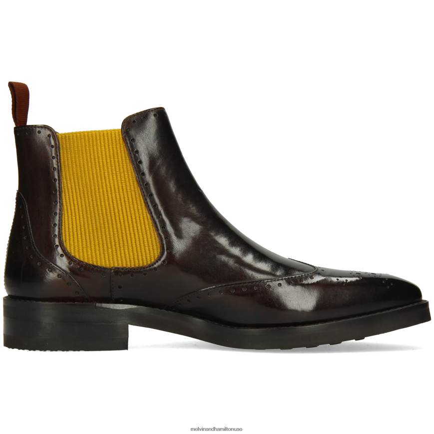 جيف 35 بني Melvin & Hamilton رجال جزمة الكاحل 42XF2X99