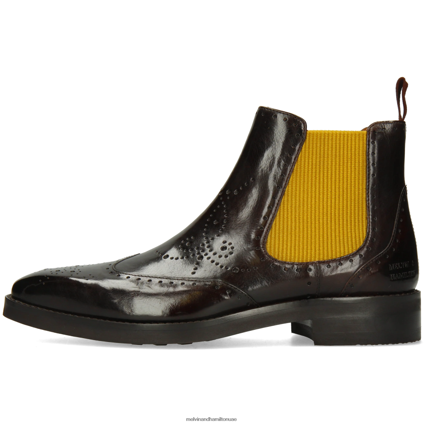 جيف 35 بني Melvin & Hamilton رجال جزمة الكاحل 42XF2X99