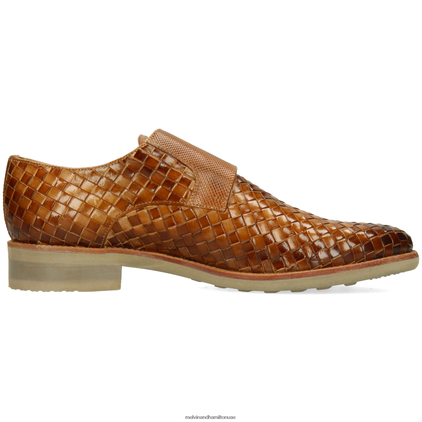 كلينت 36 بني Melvin & Hamilton رجال أحذية الراهب 42XF2X335