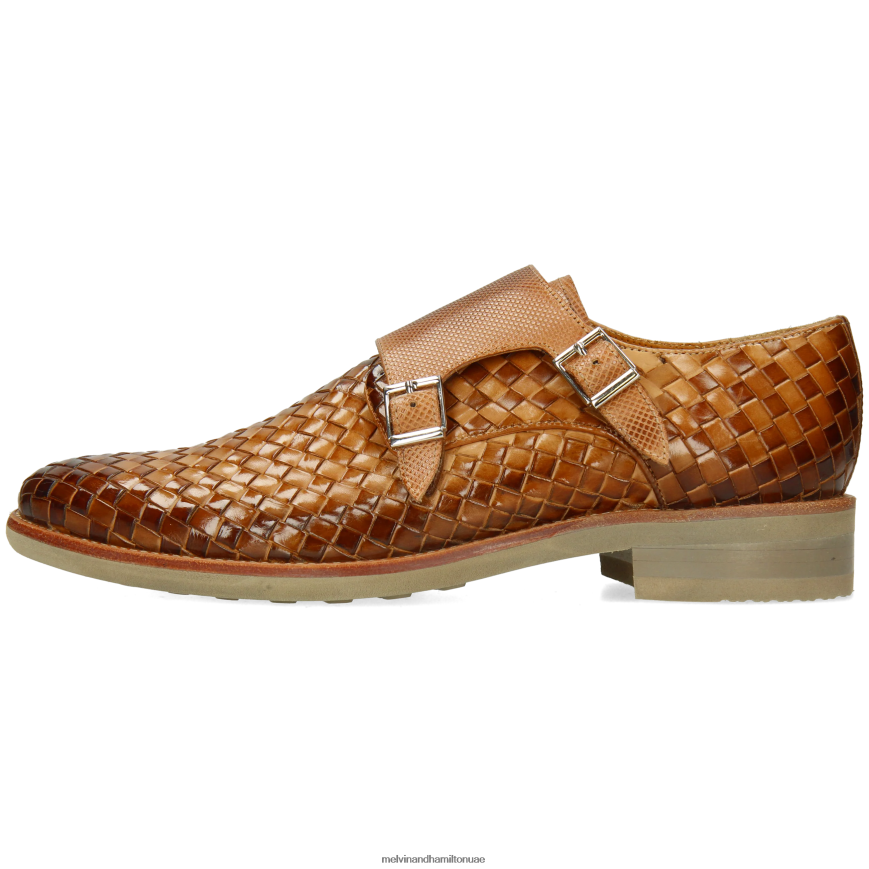 كلينت 36 بني Melvin & Hamilton رجال أحذية الراهب 42XF2X335