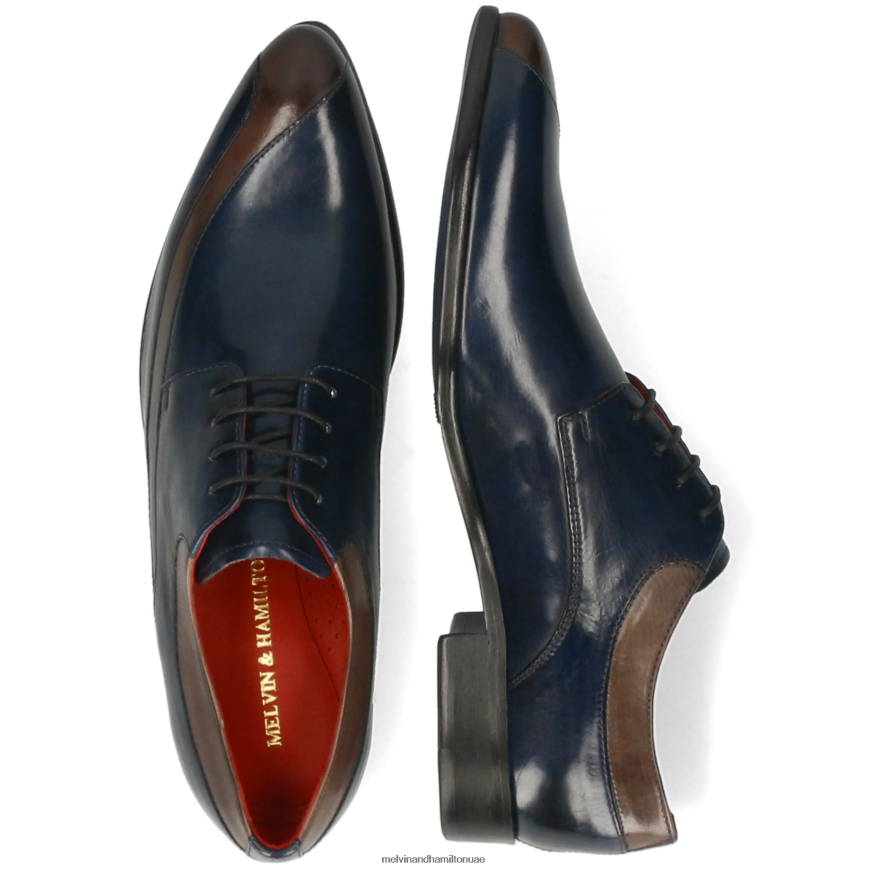 توني 36 أزرق Melvin & Hamilton رجال أحذية ديربي 42XF2X359