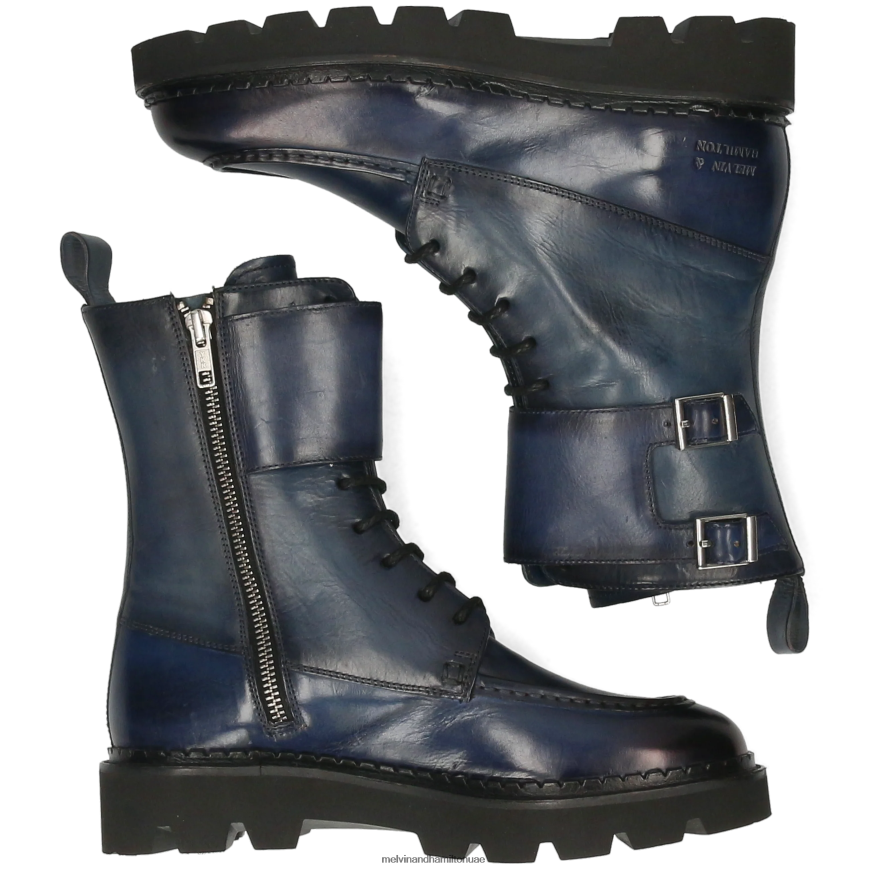 اليشم 37 أزرق Melvin & Hamilton نحيف أحذية 42XF2X1147