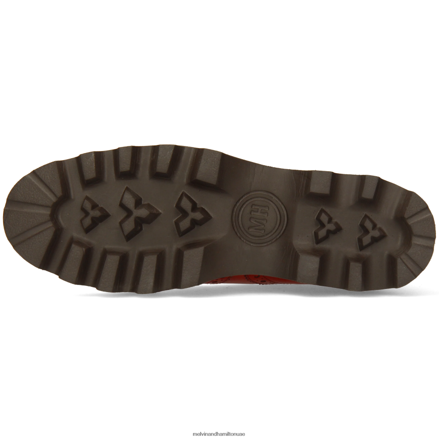 ميغان 37 البرتقالي Melvin & Hamilton نحيف جزمة الكاحل 42XF2X918