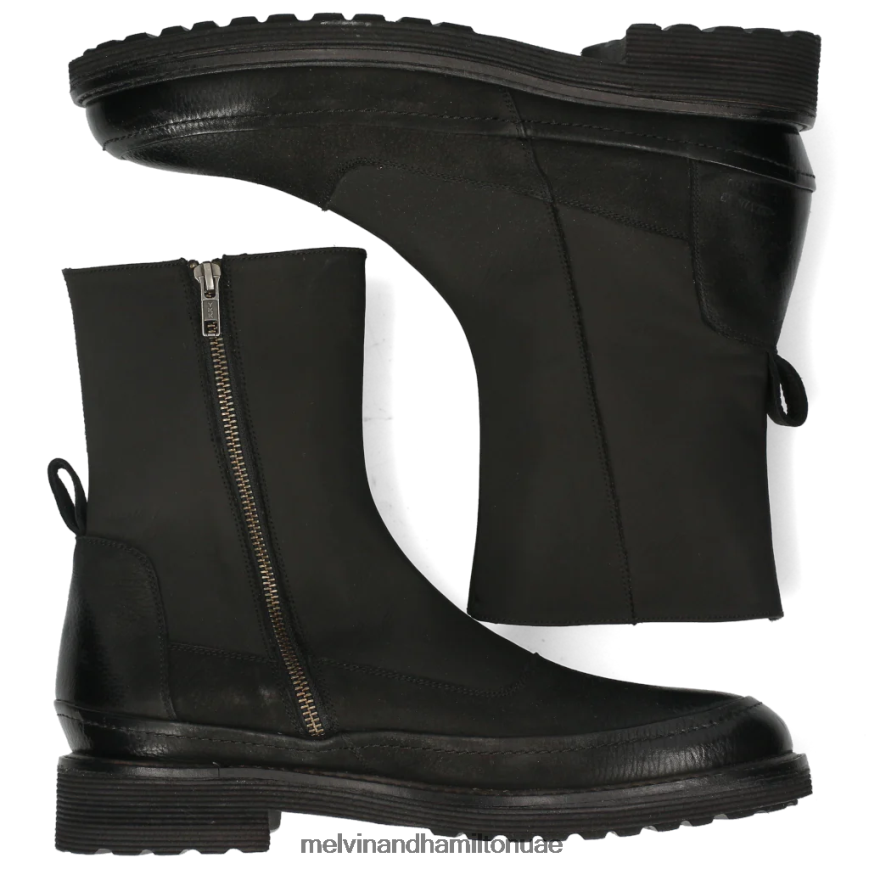 تريفور 39 أسود Melvin & Hamilton رجال جزمة الكاحل 42XF2X135