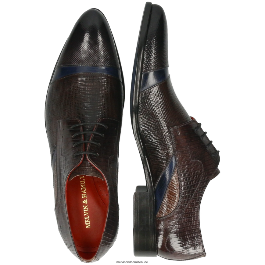 توني 39 رمادي Melvin & Hamilton رجال أحذية ديربي 42XF2X482