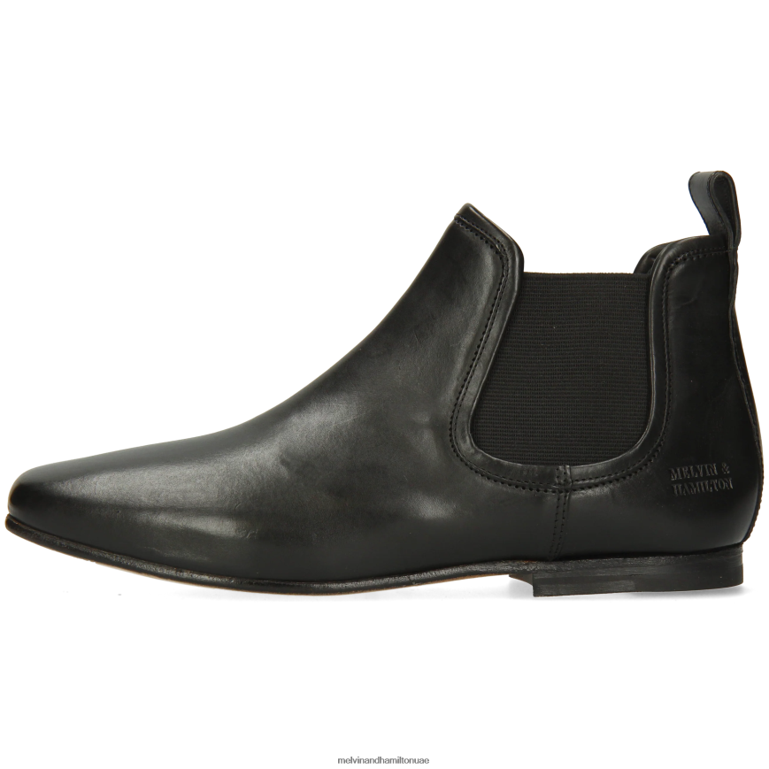 كاميلا 3 أسود Melvin & Hamilton نحيف جزمة الكاحل 42XF2X1015