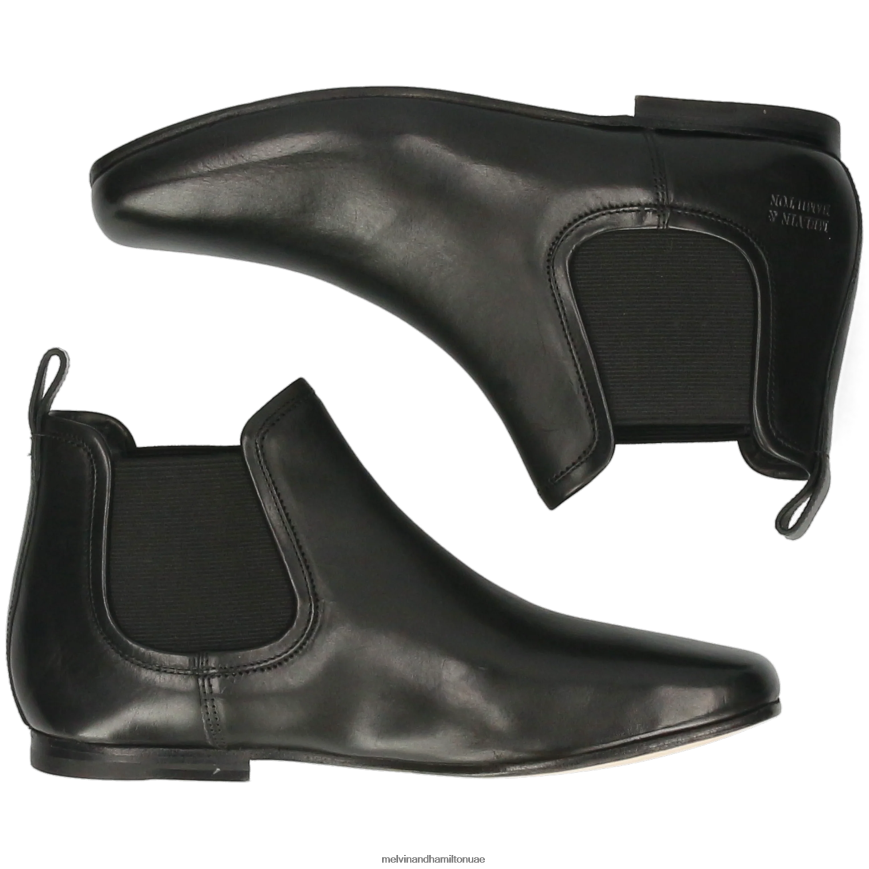 كاميلا 3 أسود Melvin & Hamilton نحيف جزمة الكاحل 42XF2X1015
