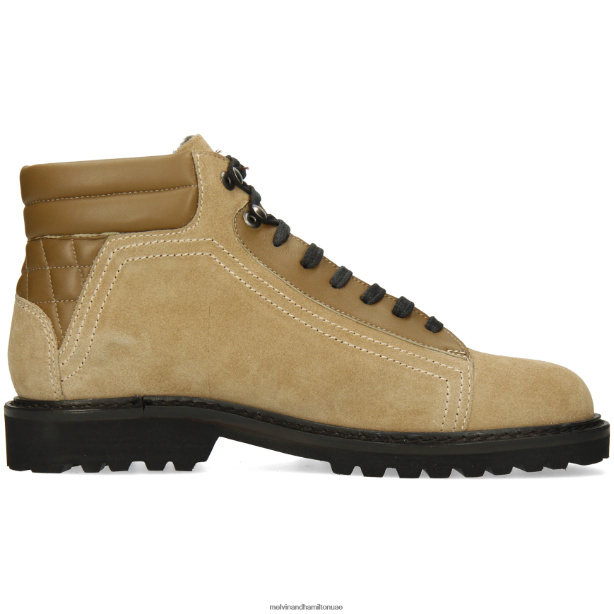 باول 3 اللون البيج Melvin & Hamilton رجال جزمة الكاحل 42XF2X108