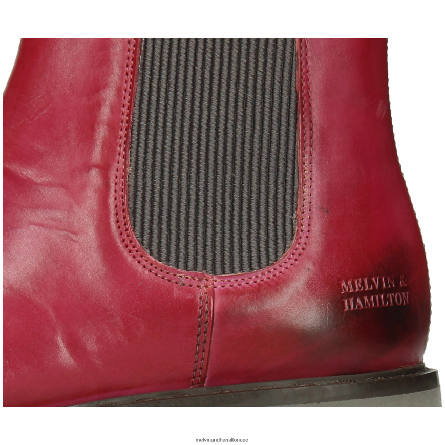 ميغان 3 ص ضارب الى الحمرة Melvin & Hamilton نحيف جزمة الكاحل 42XF2X1094