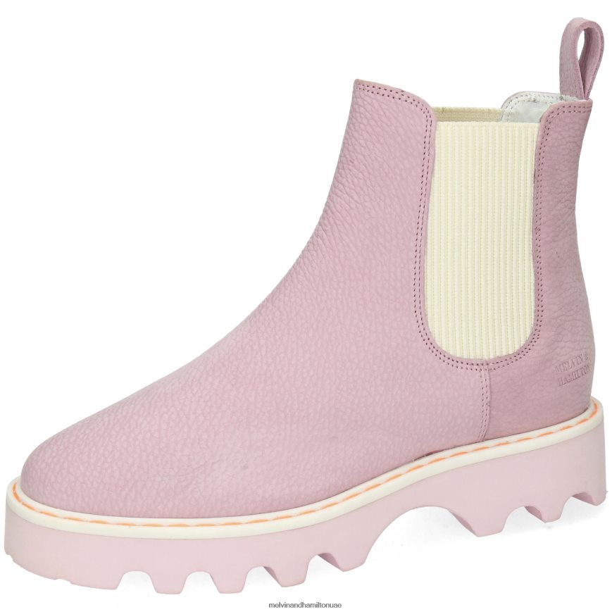 ميغان 3 ص لون القرنفل Melvin & Hamilton نحيف جزمة الكاحل 42XF2X1117