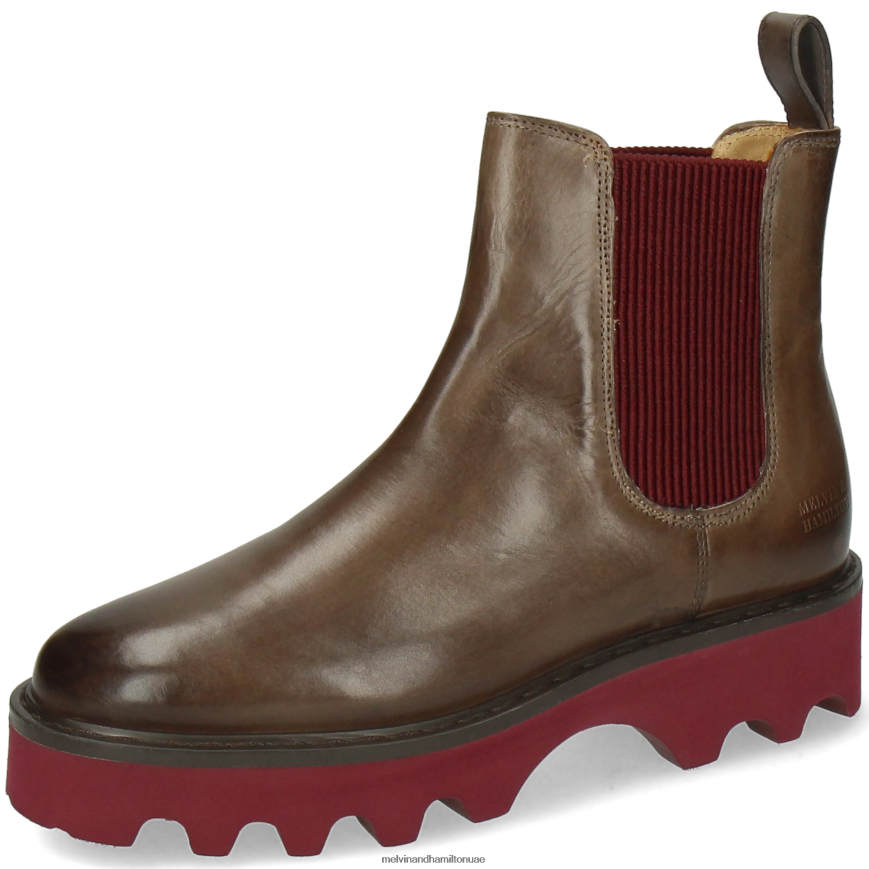 ميغان 3 ص رمادي Melvin & Hamilton نحيف جزمة الكاحل 42XF2X1124