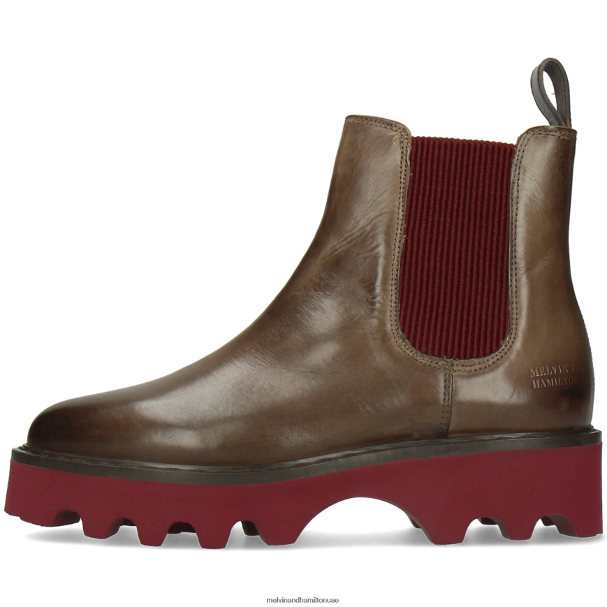 ميغان 3 ص رمادي Melvin & Hamilton نحيف جزمة الكاحل 42XF2X1124