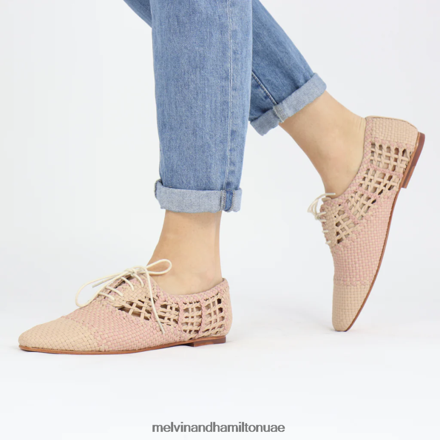 أفيانا 3 اللون البيج Melvin & Hamilton نحيف أحذية أكسفورد 42XF2X1294