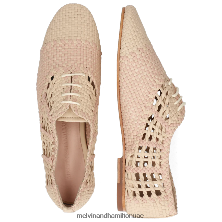 أفيانا 3 اللون البيج Melvin & Hamilton نحيف أحذية أكسفورد 42XF2X1294