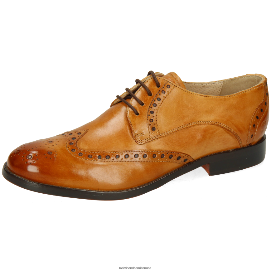 اميلي 3 البني الفاتح Melvin & Hamilton نحيف أحذية ديربي 42XF2X1505