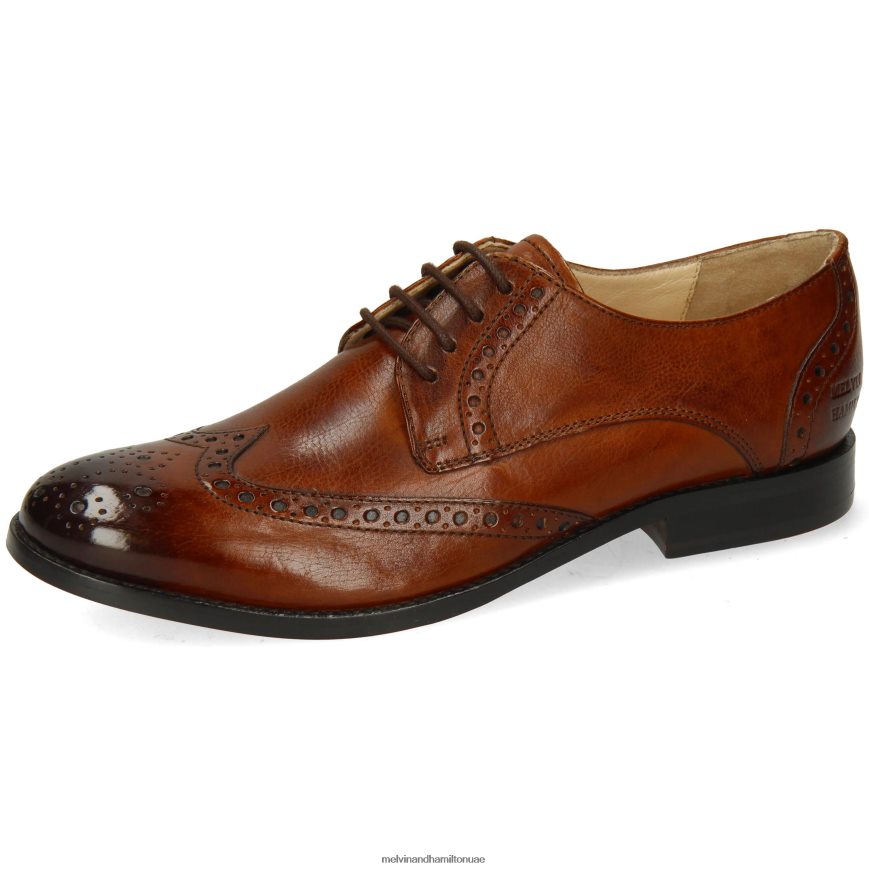 اميلي 3 بني Melvin & Hamilton نحيف أحذية ديربي 42XF2X1520