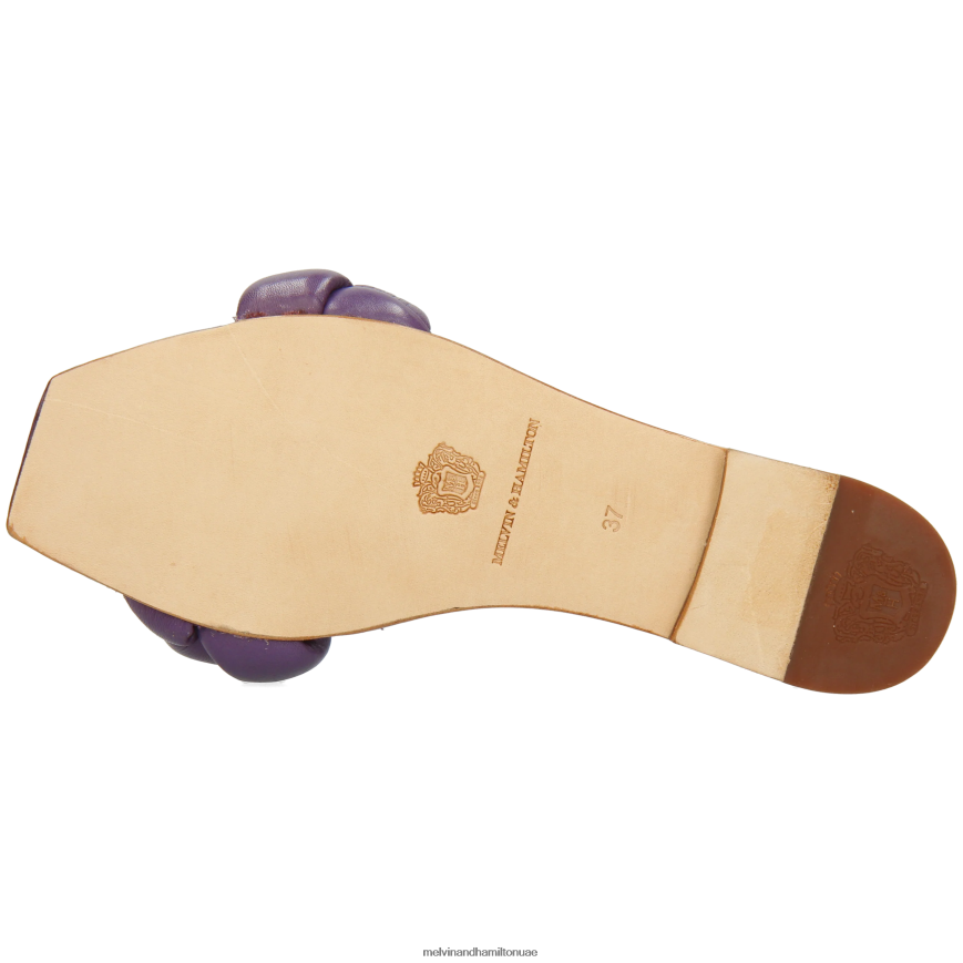 ساندرين 3 أرجواني Melvin & Hamilton نحيف البغال 42XF2X1594