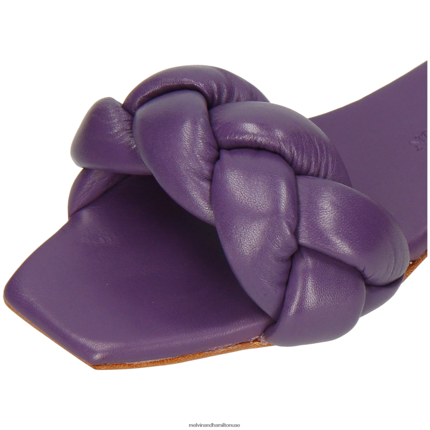 ساندرين 3 أرجواني Melvin & Hamilton نحيف البغال 42XF2X1594