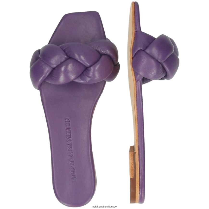 ساندرين 3 أرجواني Melvin & Hamilton نحيف البغال 42XF2X1594