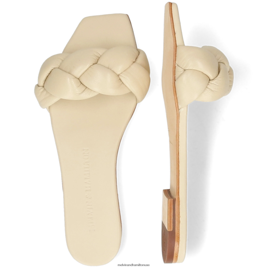 ساندرين 3 أبيض Melvin & Hamilton نحيف البغال 42XF2X1619