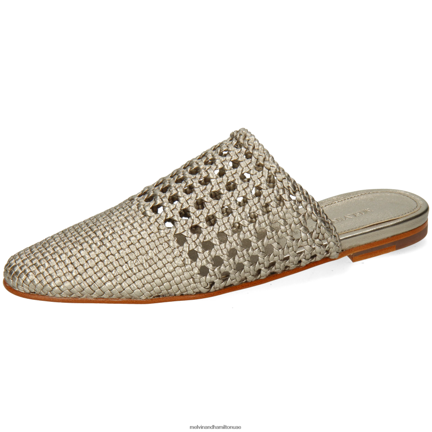 ميرا 3 فضة Melvin & Hamilton نحيف البغال 42XF2X1698