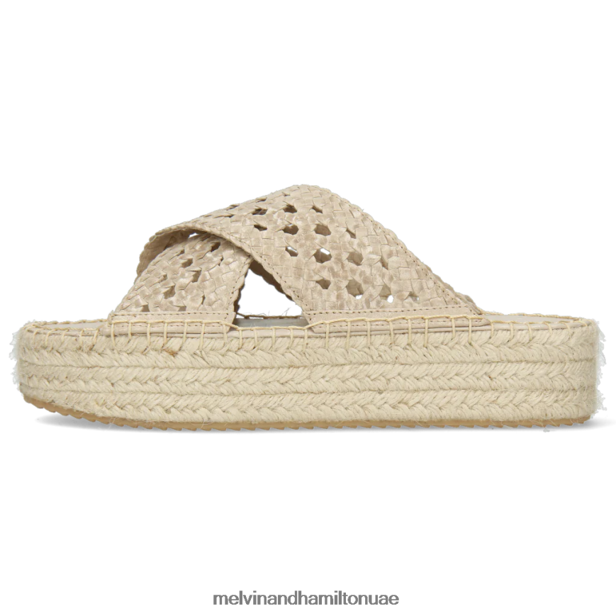 إميليا 3 اللون البيج Melvin & Hamilton نحيف البغال 42XF2X1719