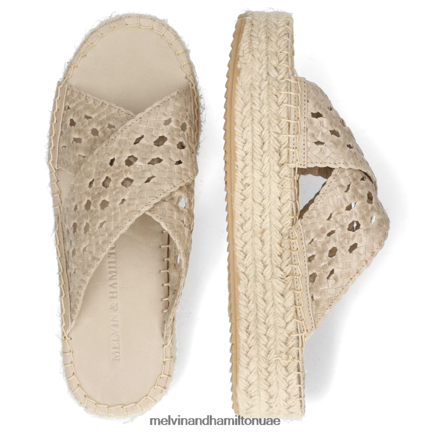 إميليا 3 اللون البيج Melvin & Hamilton نحيف البغال 42XF2X1719