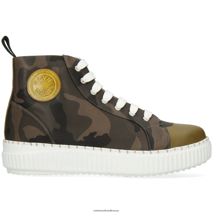 نوري 3 الكاكي Melvin & Hamilton نحيف أحذية رياضية 42XF2X1840