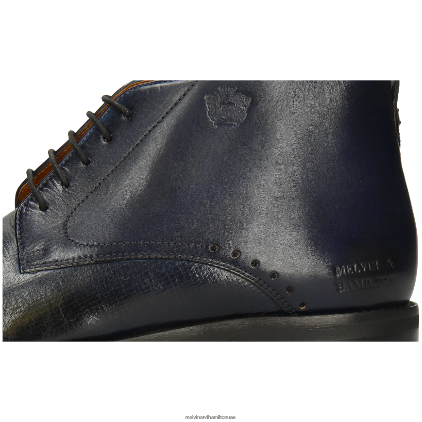فلين 3 أزرق Melvin & Hamilton رجال جزمة الكاحل 42XF2X29