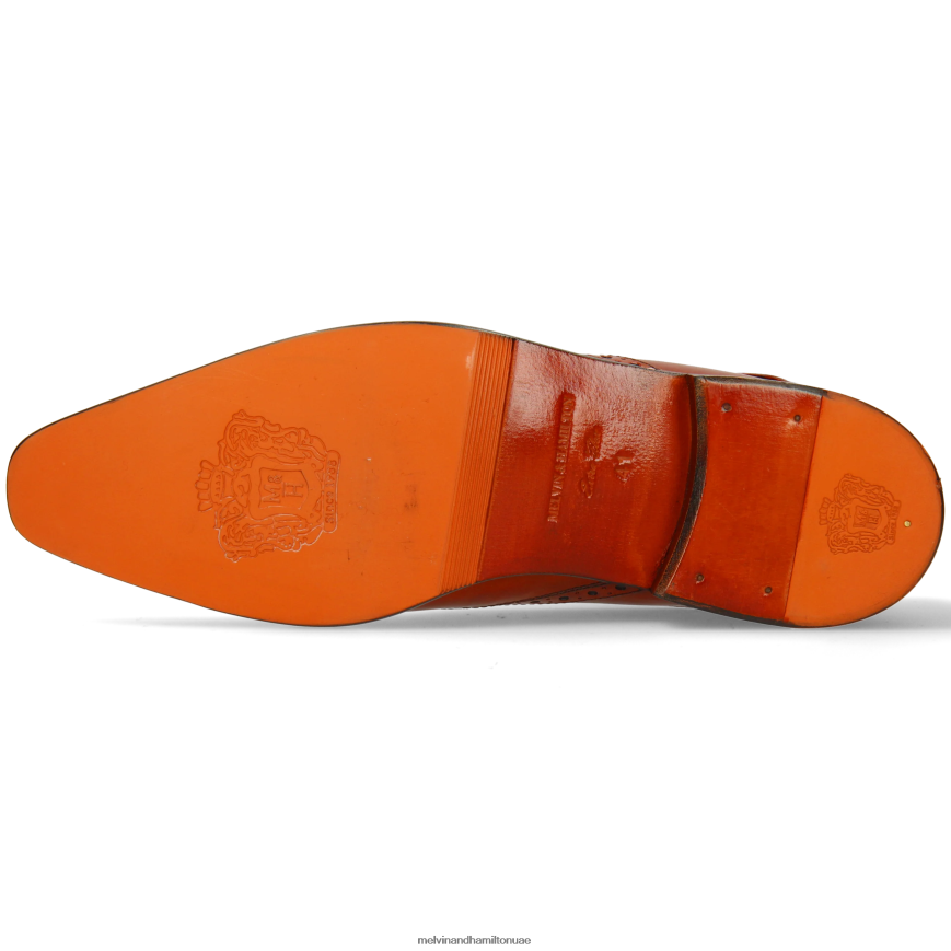 لويس 3 البرتقالي Melvin & Hamilton رجال أحذية ديربي 42XF2X457