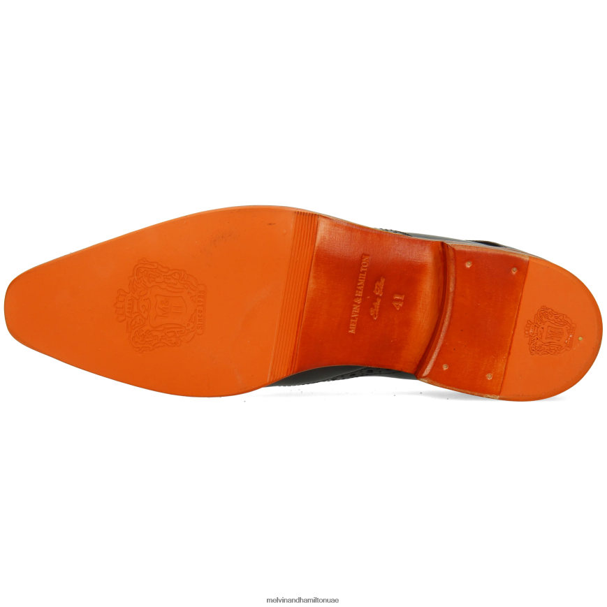 لويس 3 أسود Melvin & Hamilton رجال أحذية ديربي 42XF2X471