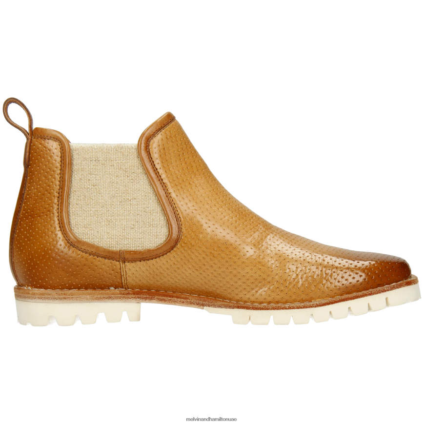 كاميلا 3 اللون البيج Melvin & Hamilton نحيف جزمة الكاحل 42XF2X839