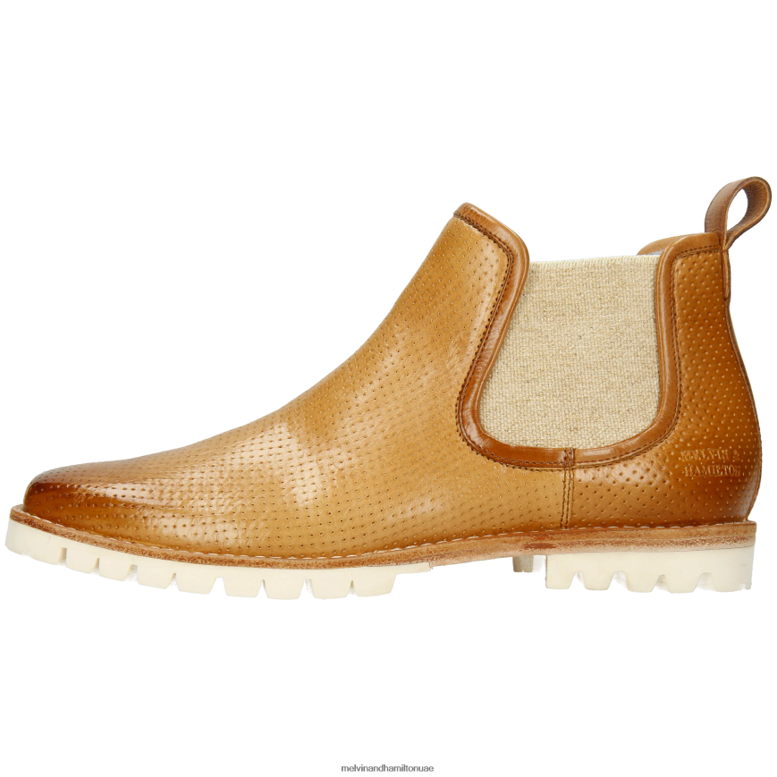 كاميلا 3 اللون البيج Melvin & Hamilton نحيف جزمة الكاحل 42XF2X839