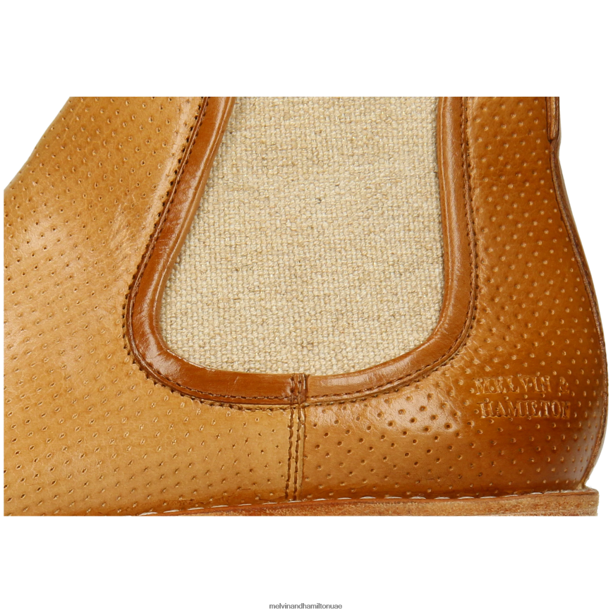 كاميلا 3 اللون البيج Melvin & Hamilton نحيف جزمة الكاحل 42XF2X839