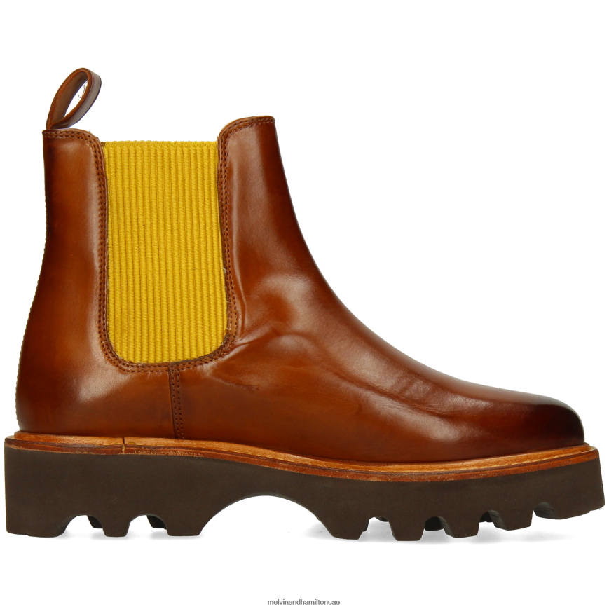 ميغان 3 بني Melvin & Hamilton نحيف جزمة الكاحل 42XF2X844