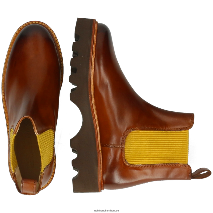 ميغان 3 بني Melvin & Hamilton نحيف جزمة الكاحل 42XF2X844