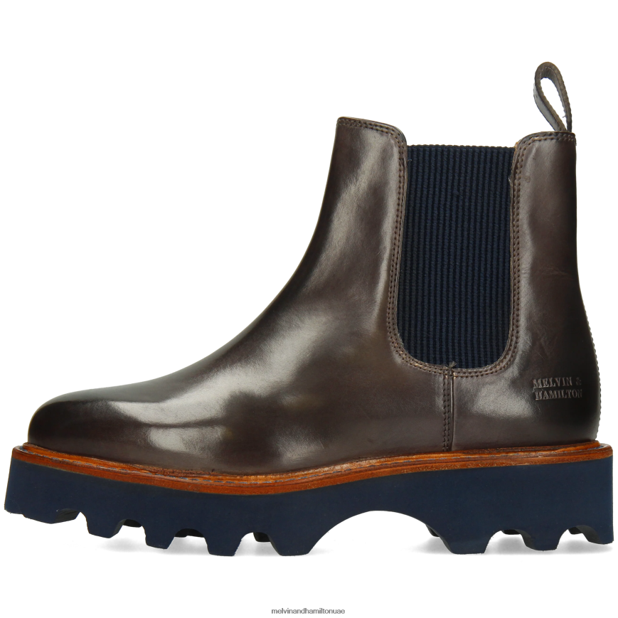 ميغان 3 رمادي Melvin & Hamilton نحيف جزمة الكاحل 42XF2X877