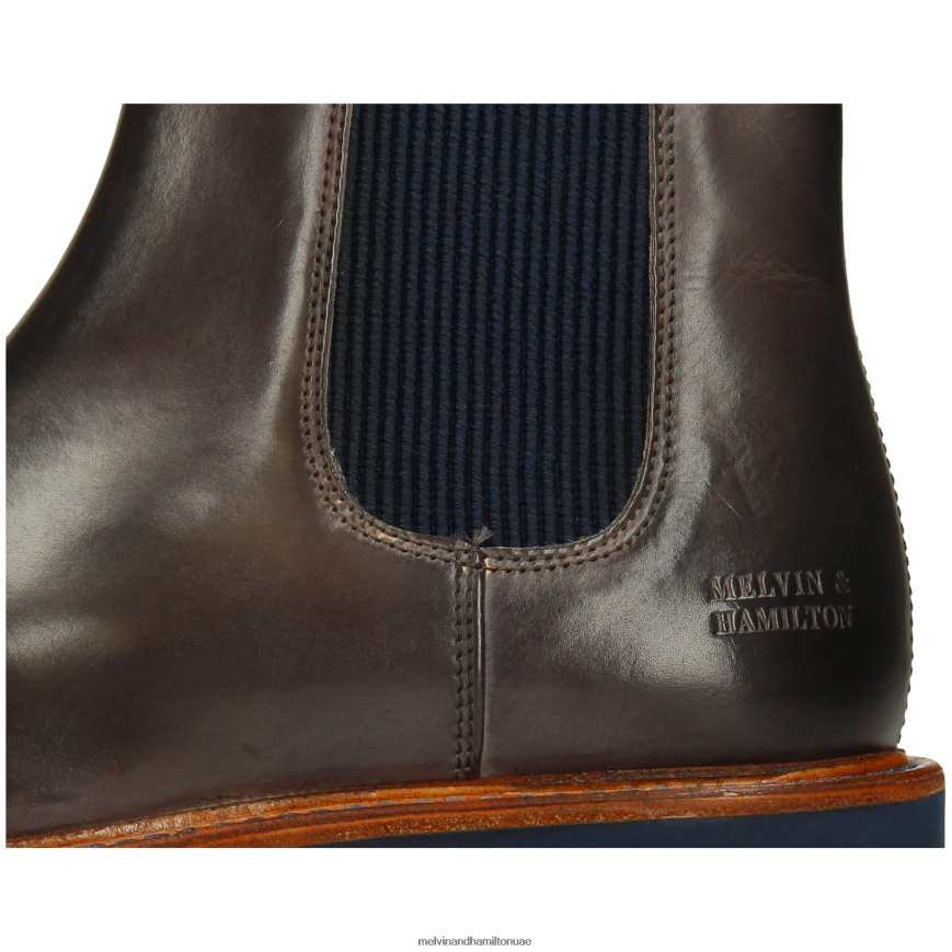 ميغان 3 رمادي Melvin & Hamilton نحيف جزمة الكاحل 42XF2X877