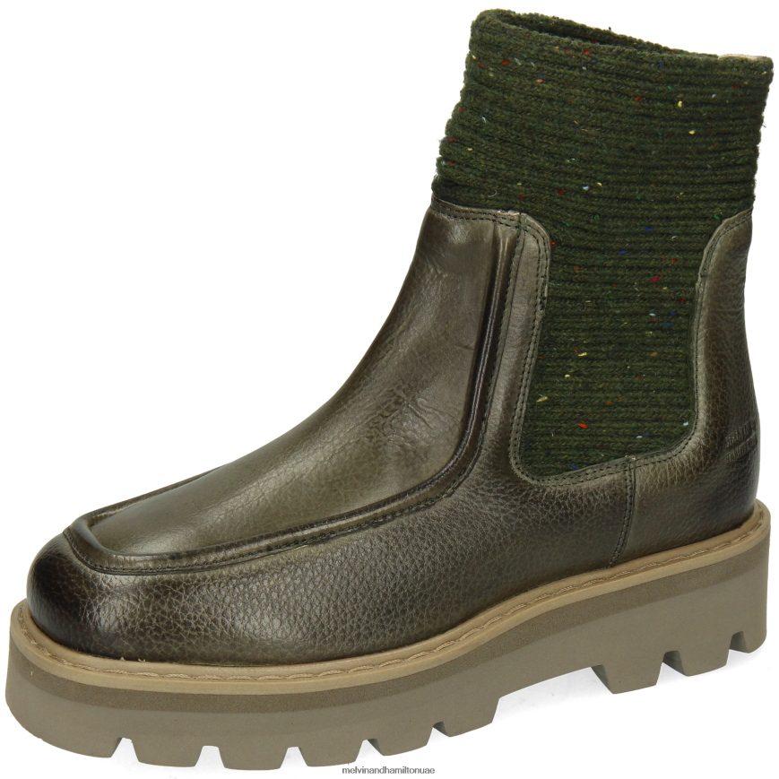 كاسي 3 الكاكي Melvin & Hamilton نحيف جزمة الكاحل 42XF2X915