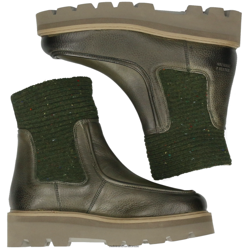 كاسي 3 الكاكي Melvin & Hamilton نحيف جزمة الكاحل 42XF2X915