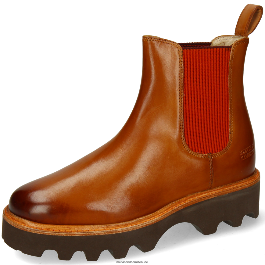 ميغان 3 بني Melvin & Hamilton نحيف جزمة الكاحل 42XF2X932